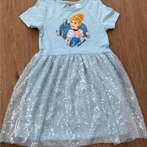 H&M Blue Cinderella Kids Casual Dress